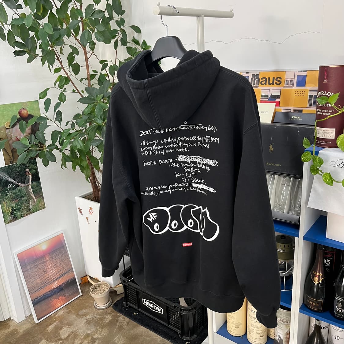 슈프림 x MF Doom 스웻후드 XL 상품이미지8