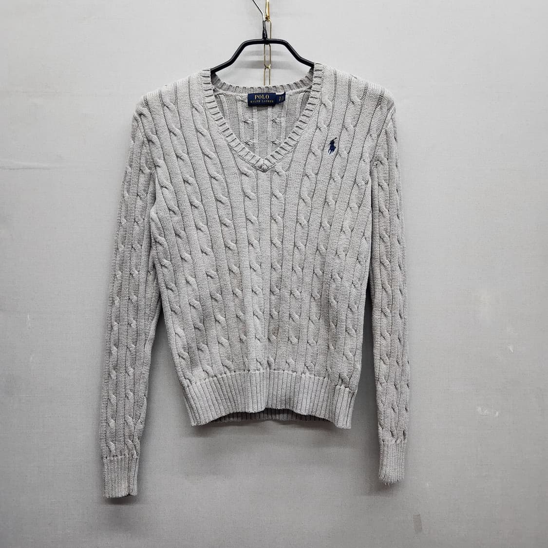 폴로랄프로렌 꽈배기 로고 코튼 니트 S(S) 상품이미지1