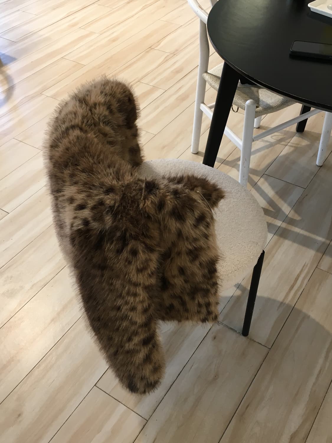 레오파드 퍼자켓 상품이미지2