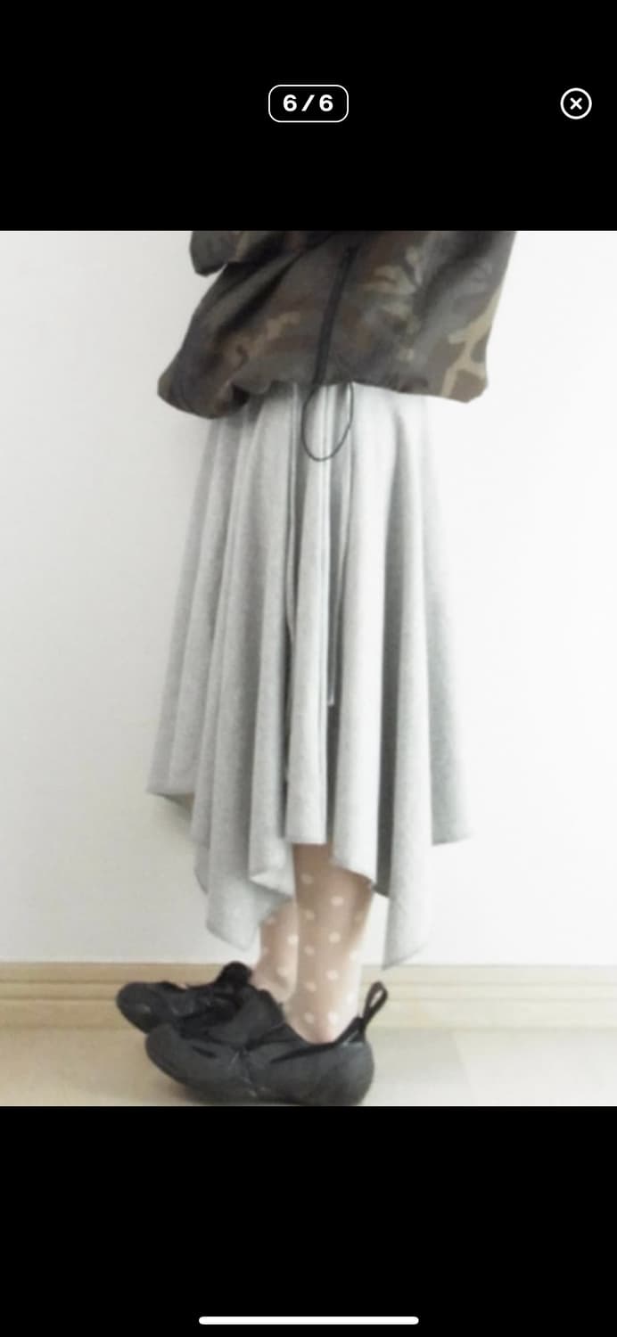 택포) 드레이프 플로우 스커트 상품이미지6