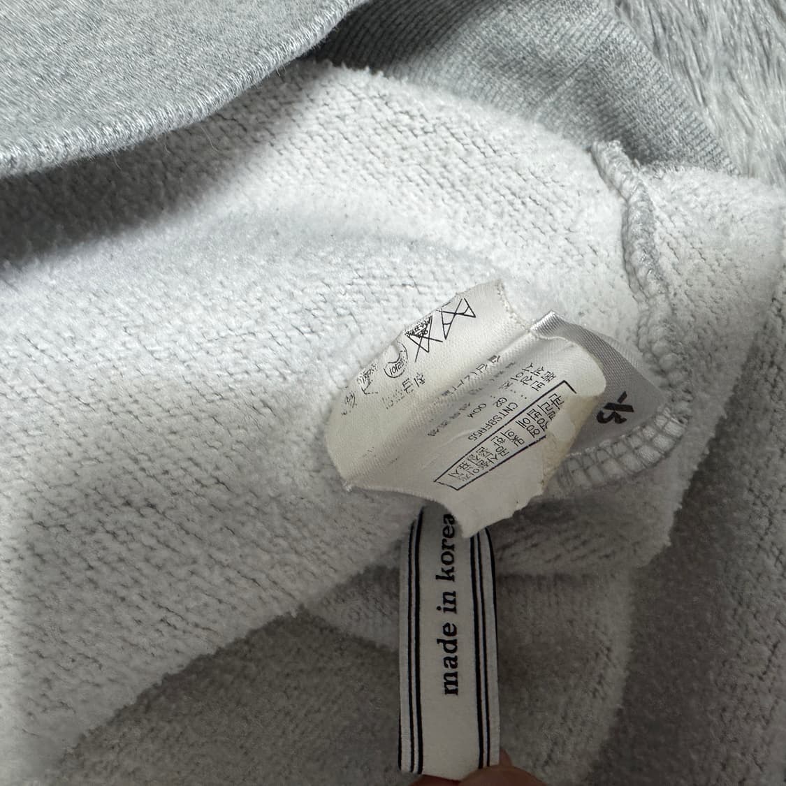 앤더슨벨 기모 후드티 M사이즈 상품이미지3