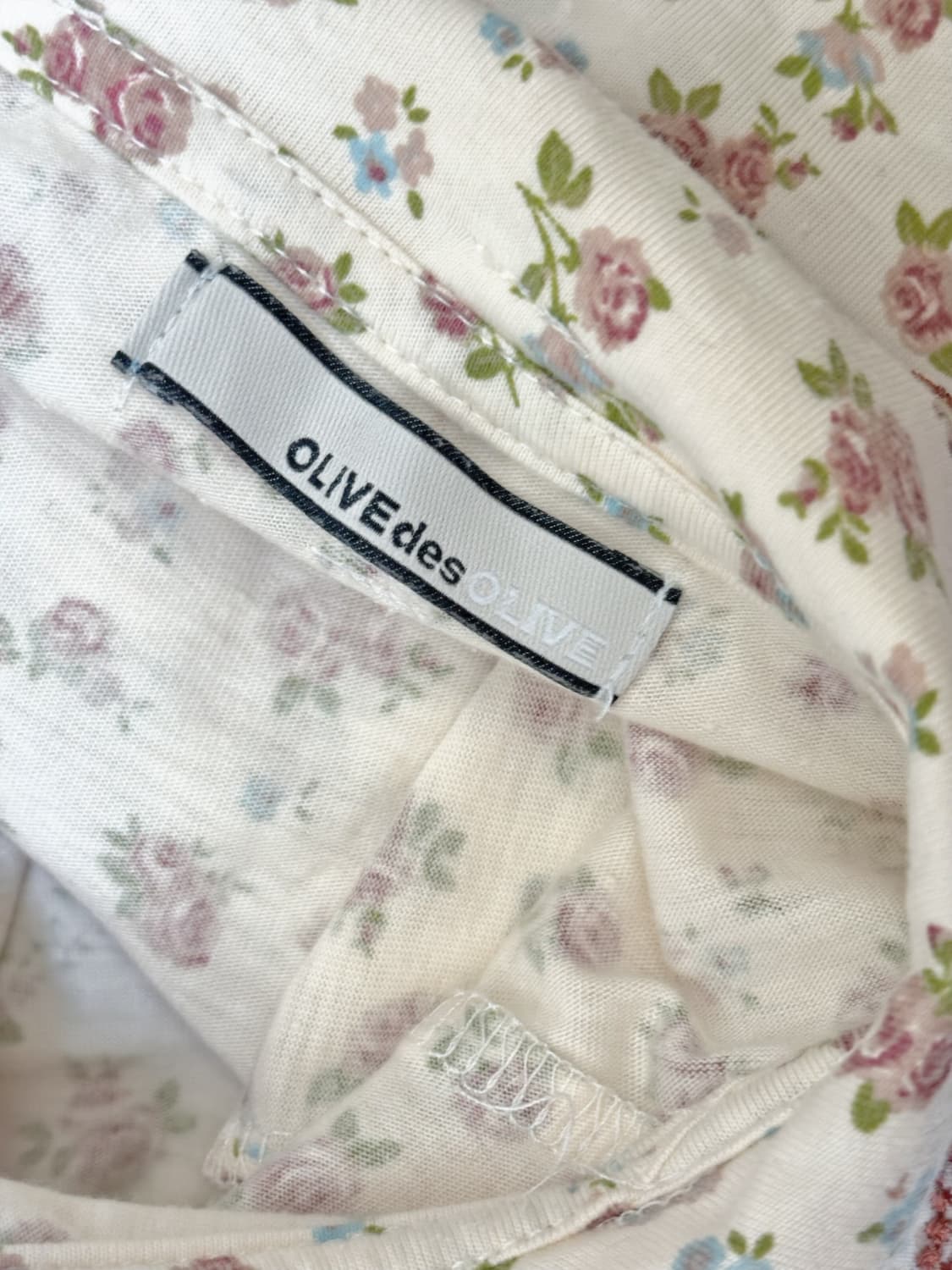 Olive des olive 로즈 컷소어 블라우스 모리걸 일본 빈티지 상품이미지3