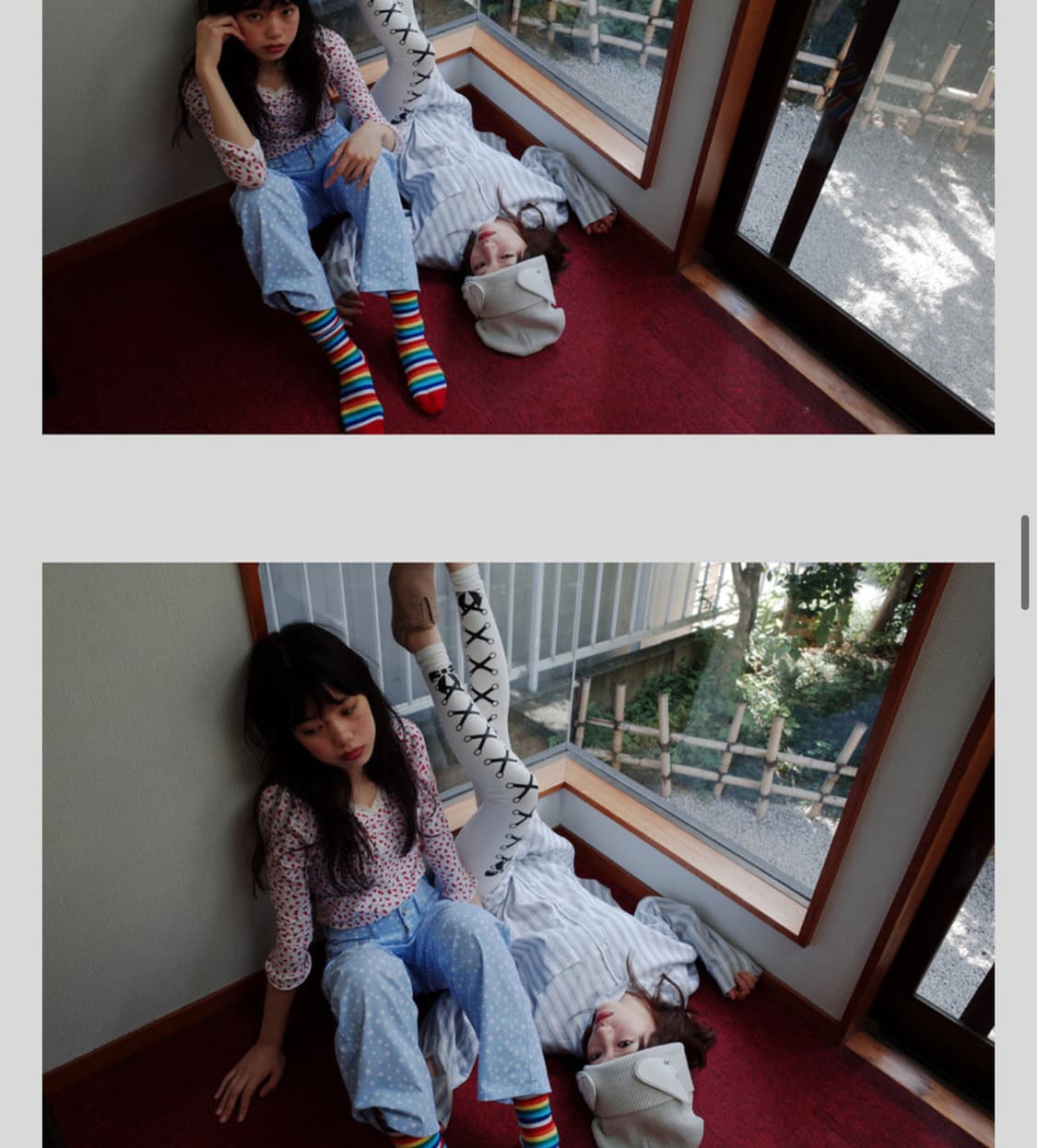 당일배송) 샵페어리 스트로베리 딸기 탑 아이보리 상품이미지3