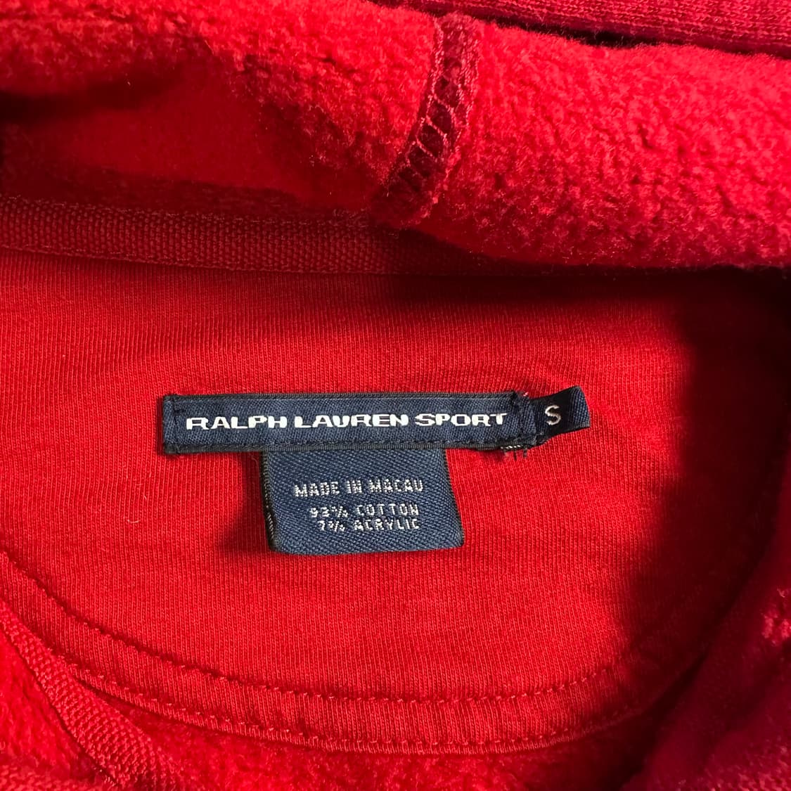 폴로 랄프로렌 레드 후드집업  상품이미지7