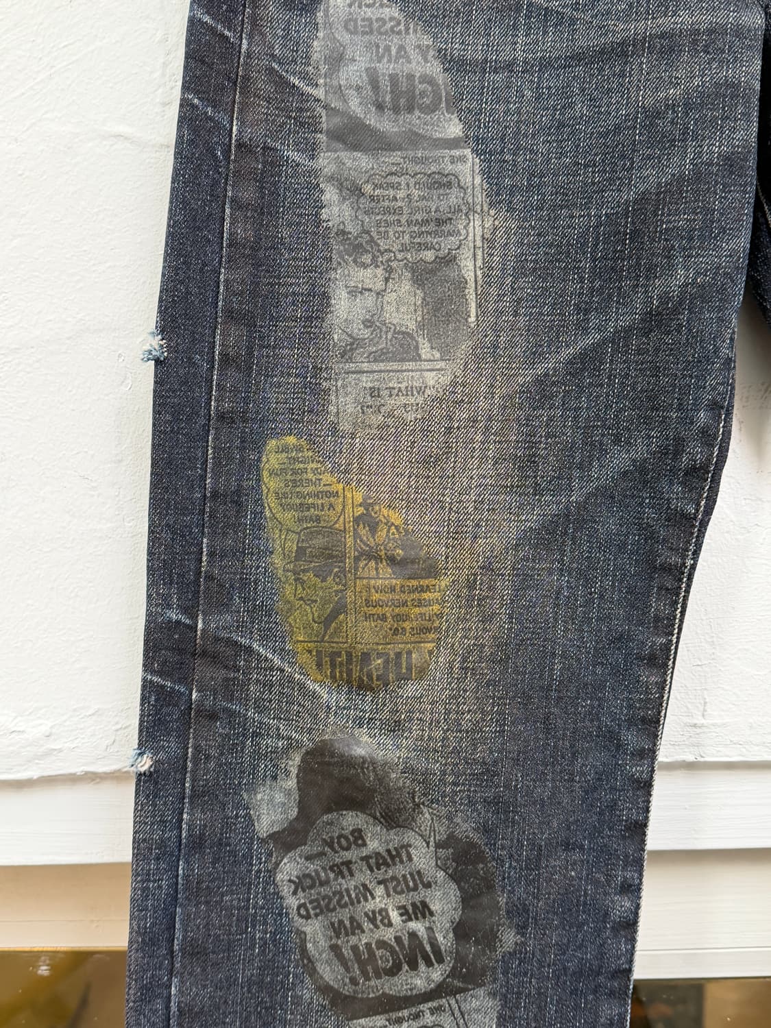 Takeo Kikuchi 타케오 키쿠치 페인트 데님 팬츠 3 상품이미지3