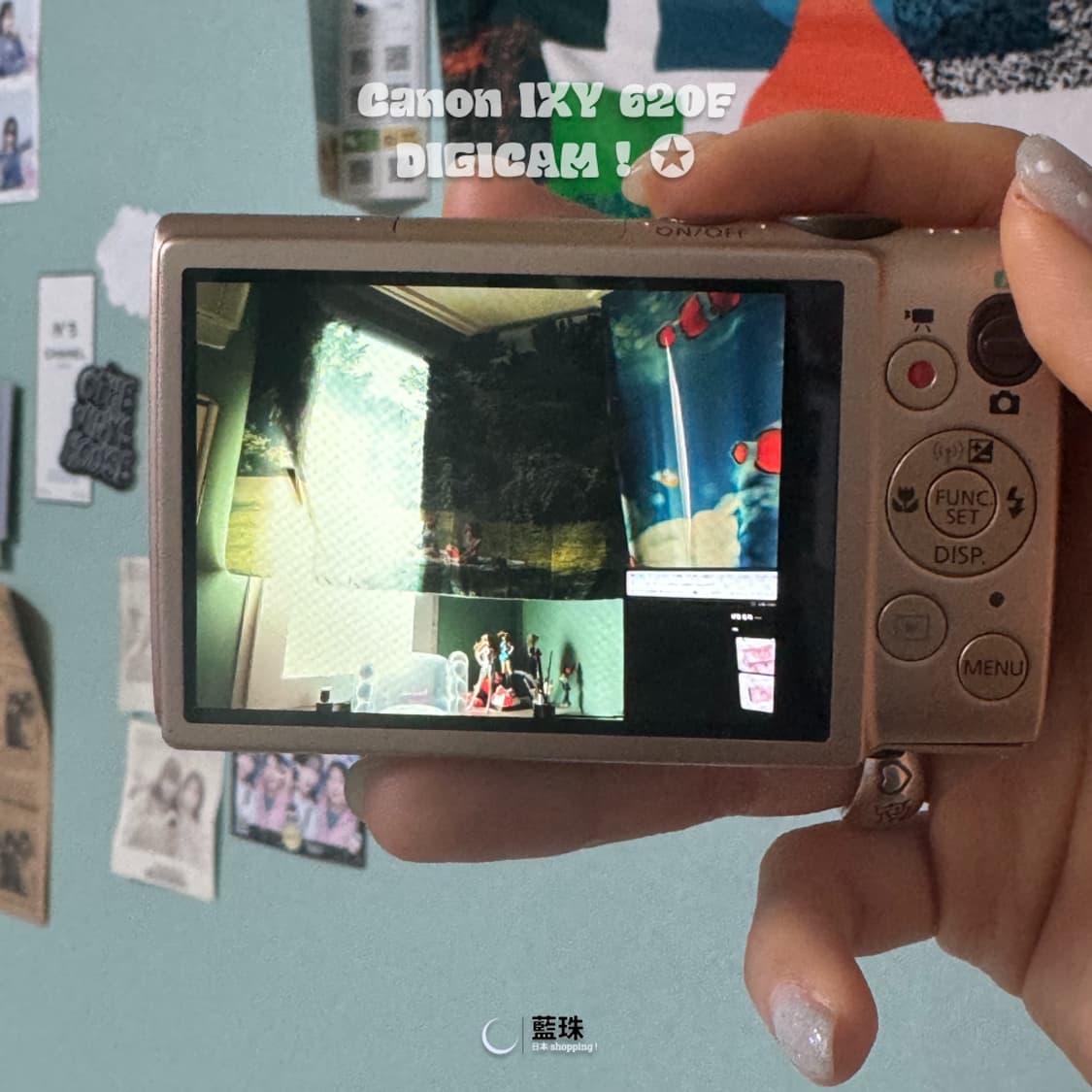 캐논 익시 IXY 620F 와이파이 빈티지 디카 디지털카메라 골드 상품이미지7