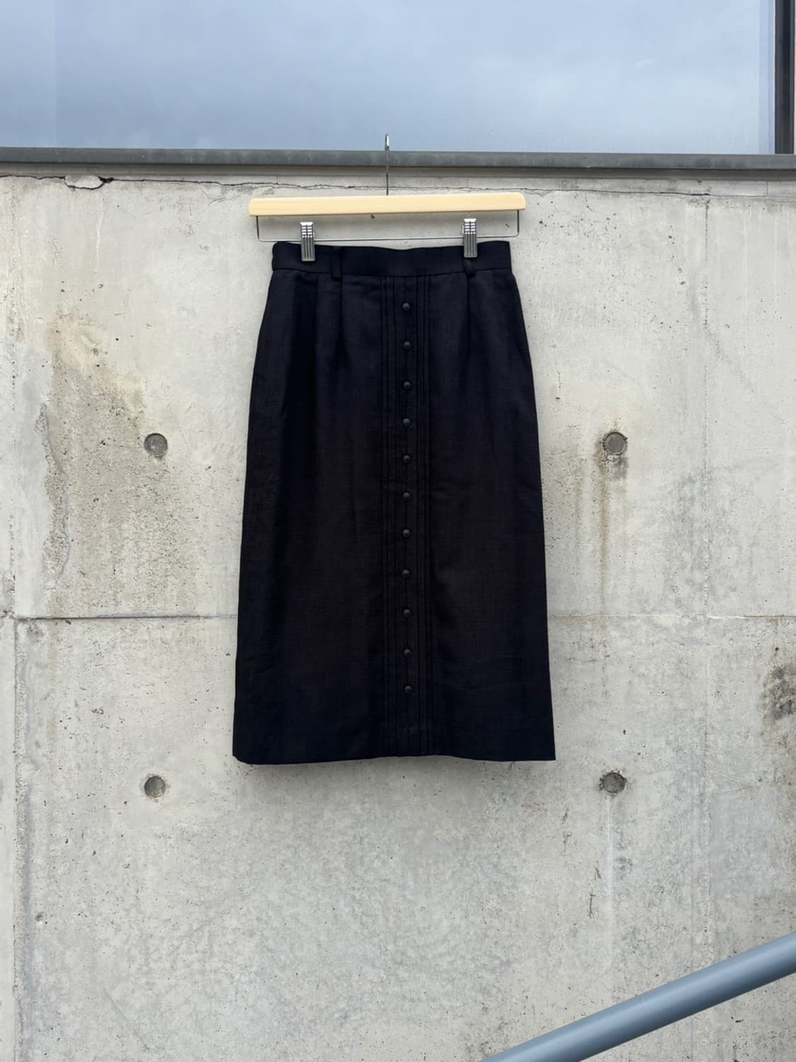 Black Button Skirt 상품이미지2
