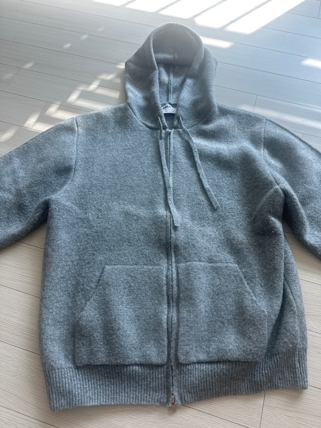 LOGAN 메종드 이태리 니트 후드집업 셋 M 상품이미지4