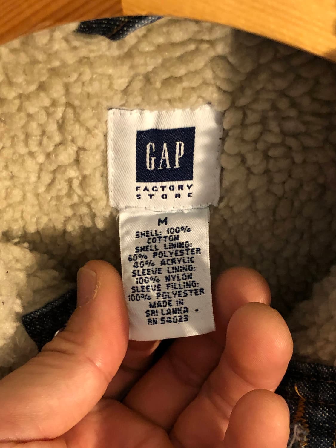 갭 키즈 양털 쉐르파 트러커 청자켓 데님자켓 상품이미지3