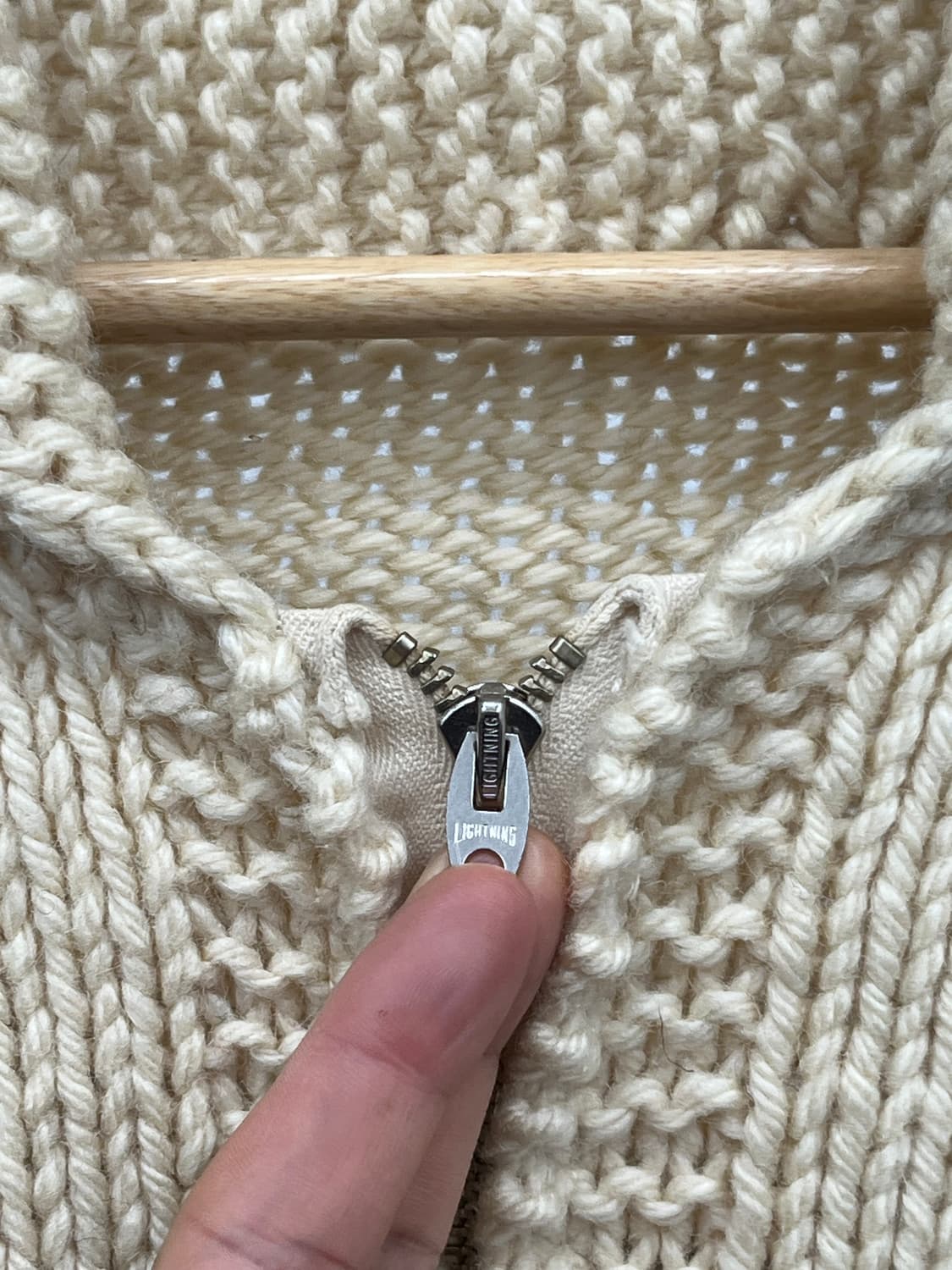 XL) 70~80s HEAVY WOOL COWHICHAN 상품이미지4