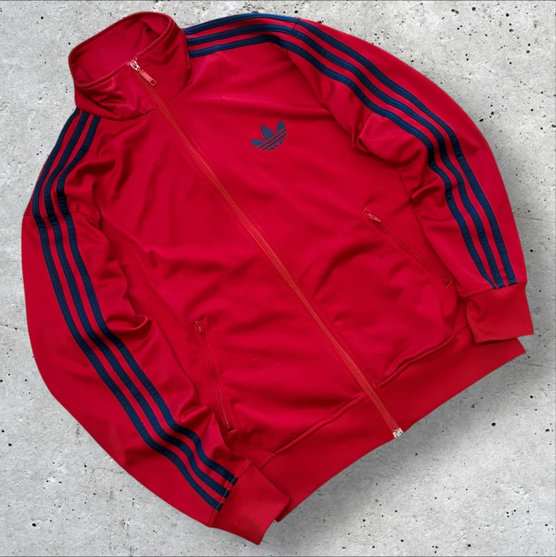 [100] 아디다스 파이어버드 져지 트랙탑 네이비 레드 D339 상품이미지1