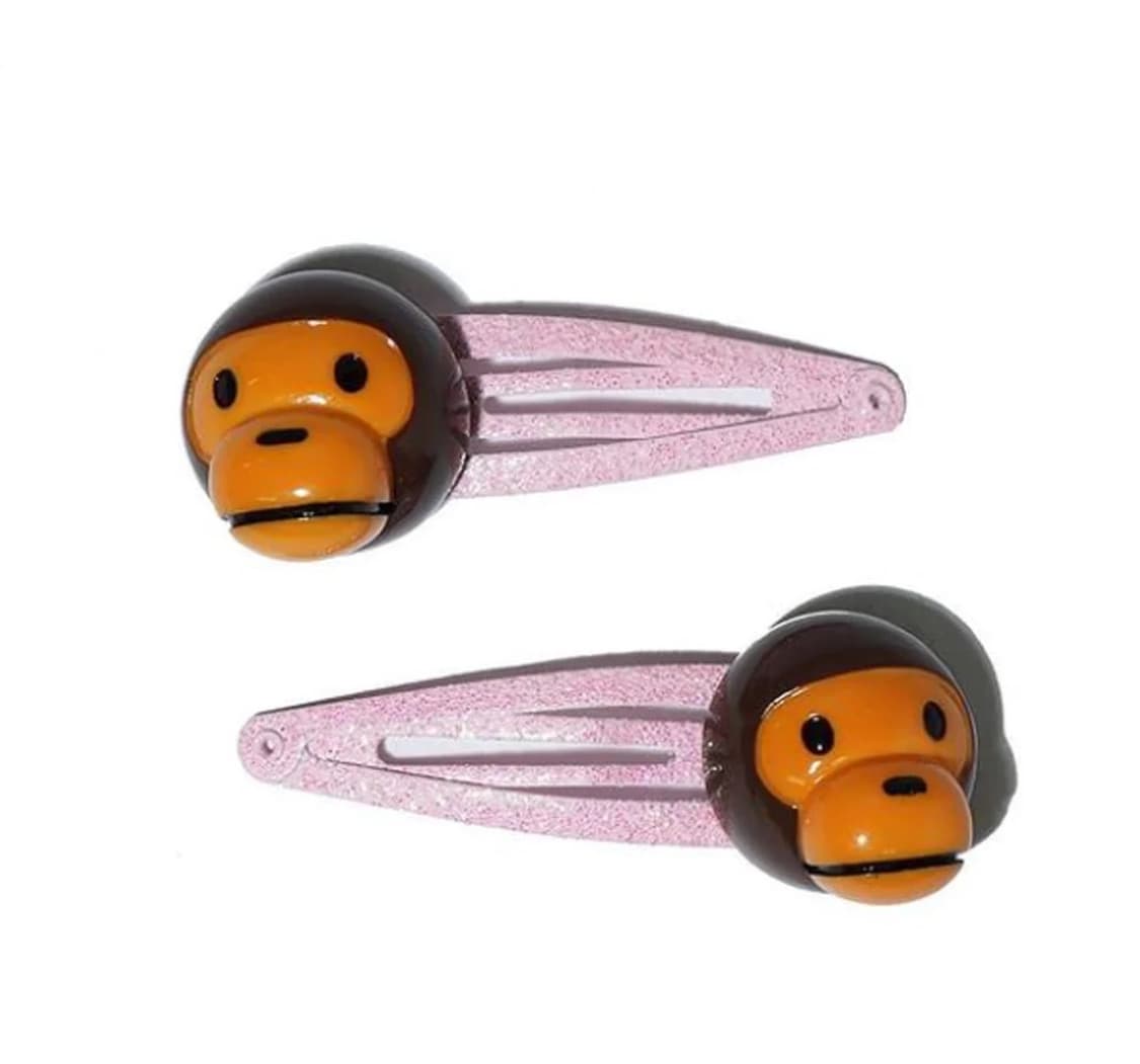 (새상품) 베이프 베이비 마일로 핑크 핀 삔 세트 상품이미지1