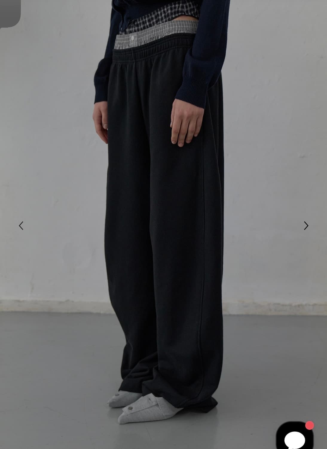 LCDC 레이어드 체크 스웻팬츠 상품이미지4