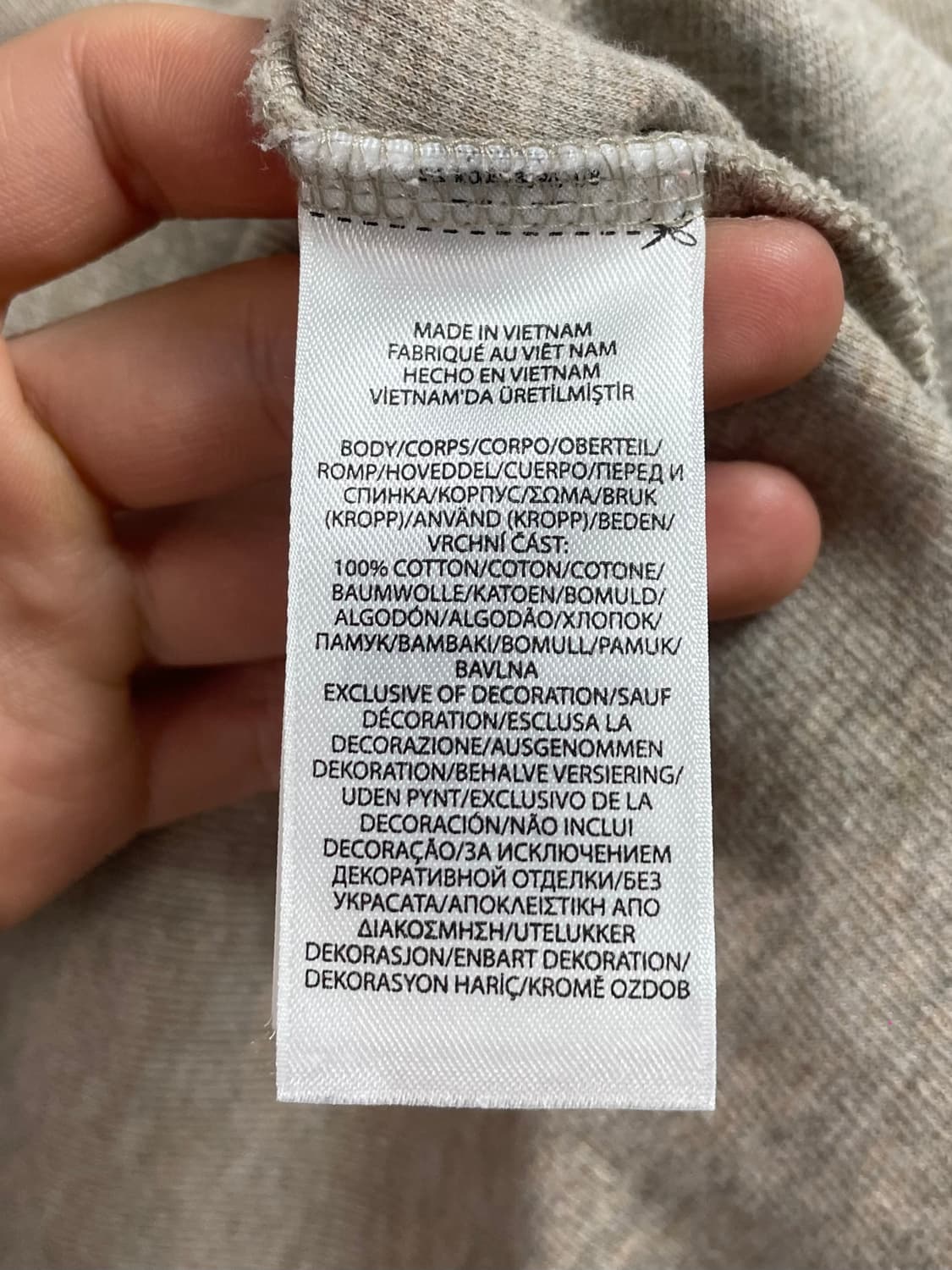 폴로 랄프로렌 오트밀 베이지 반집업 맨투맨 (on.480) 상품이미지6