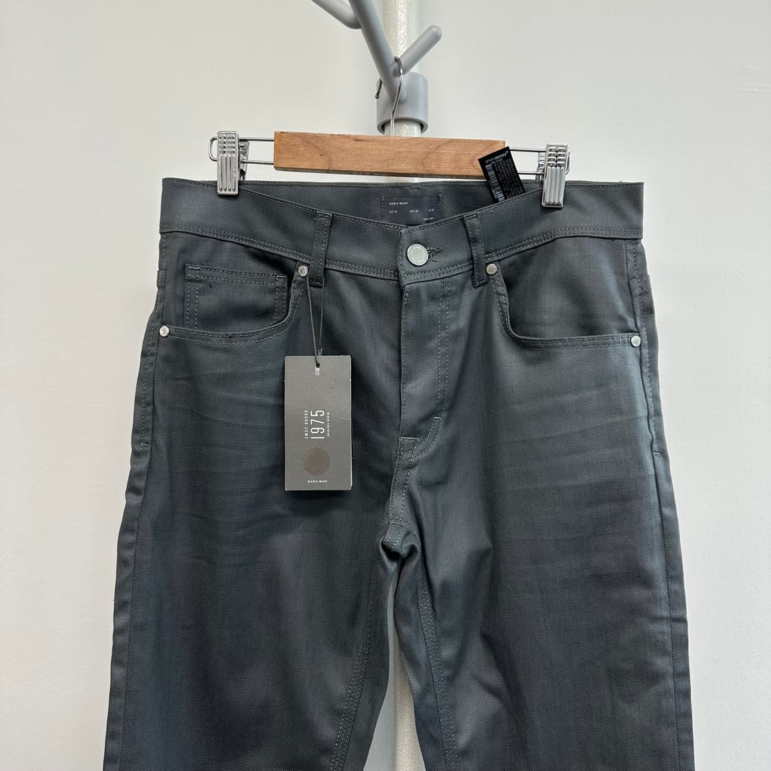 자라 그레이 코팅진 새상품 상품이미지2