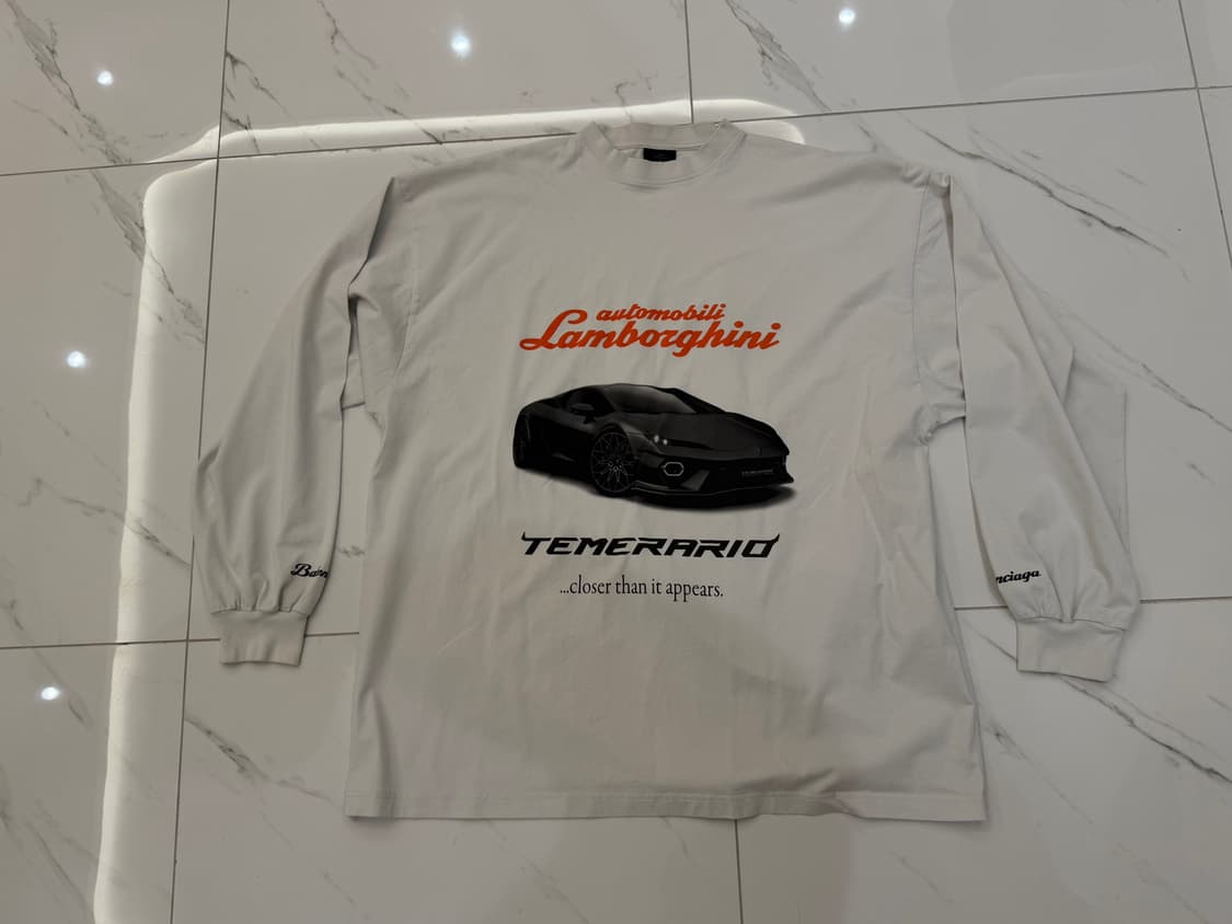 발렌시아가 람보르기니 오토모빌리 오버티 화이트 상품이미지4