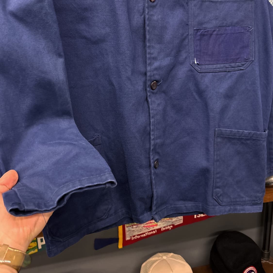 70s 오리지널 헤비 몰스킨 프렌치워크자켓 / 초어자켓 N805 상품이미지4