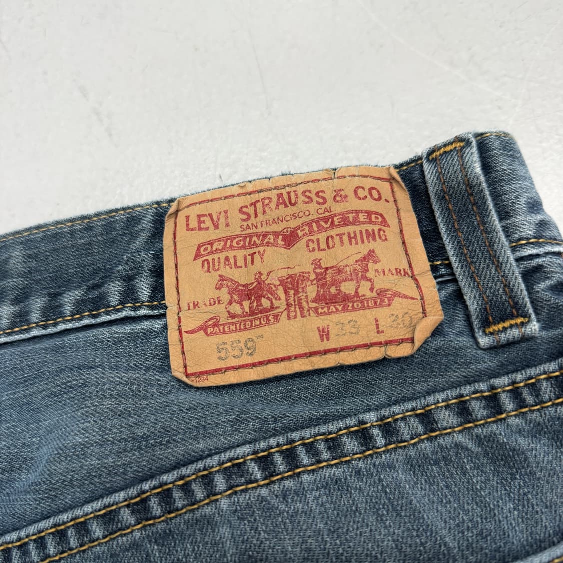 리바이스 00s 559 새깅 워싱 데님팬츠 상품이미지6