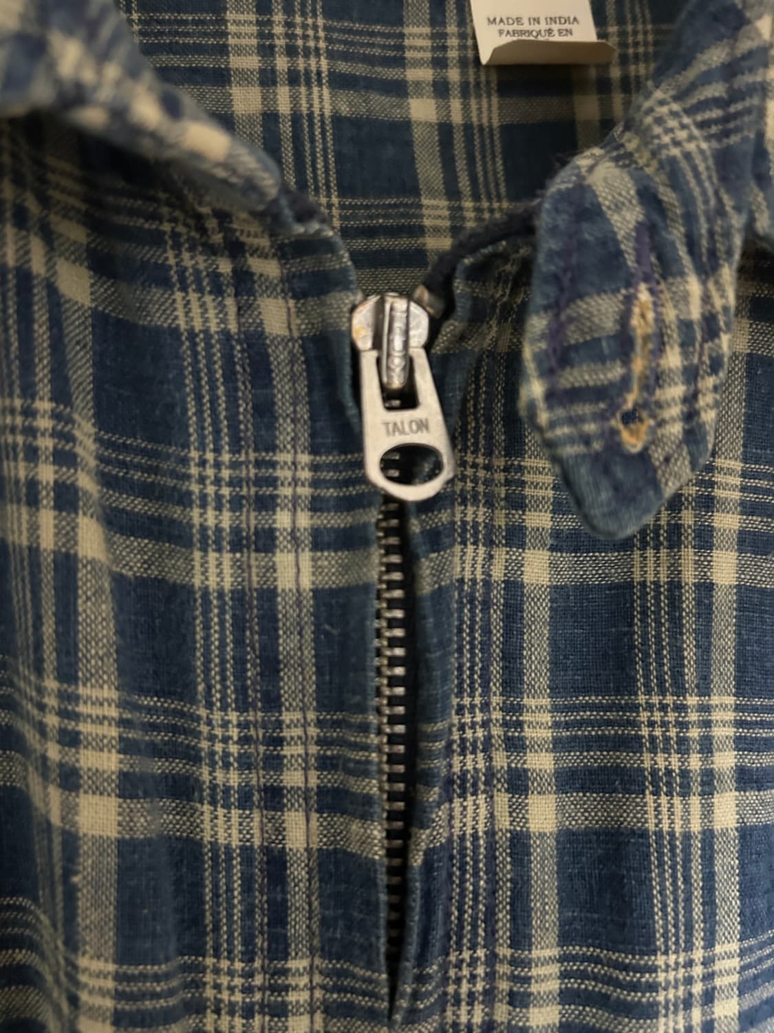 더블알엘 인디고 체크 자켓 블루종  상품이미지4