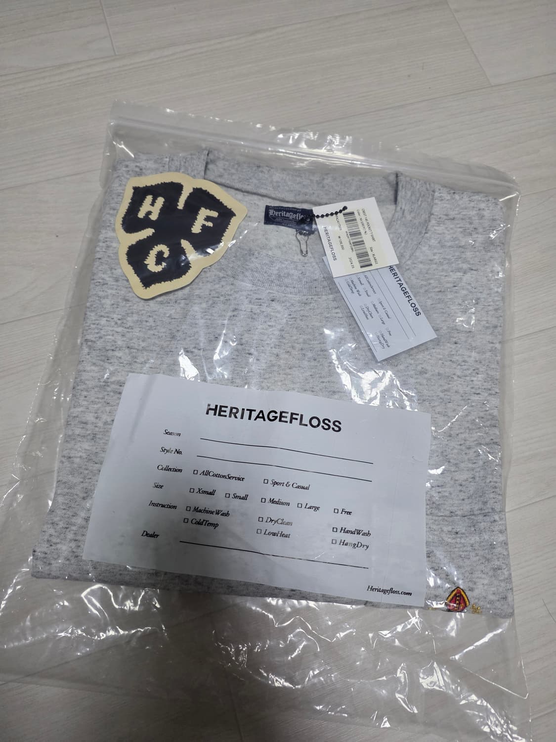 [XL] 헤리티지 플로스 포켓 티셔츠 팝니다 상품이미지2