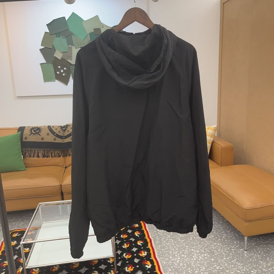 나이키 빈티지 언라인드 오버핏 반집업 바람막이 아노락 XL C06602 상품이미지4