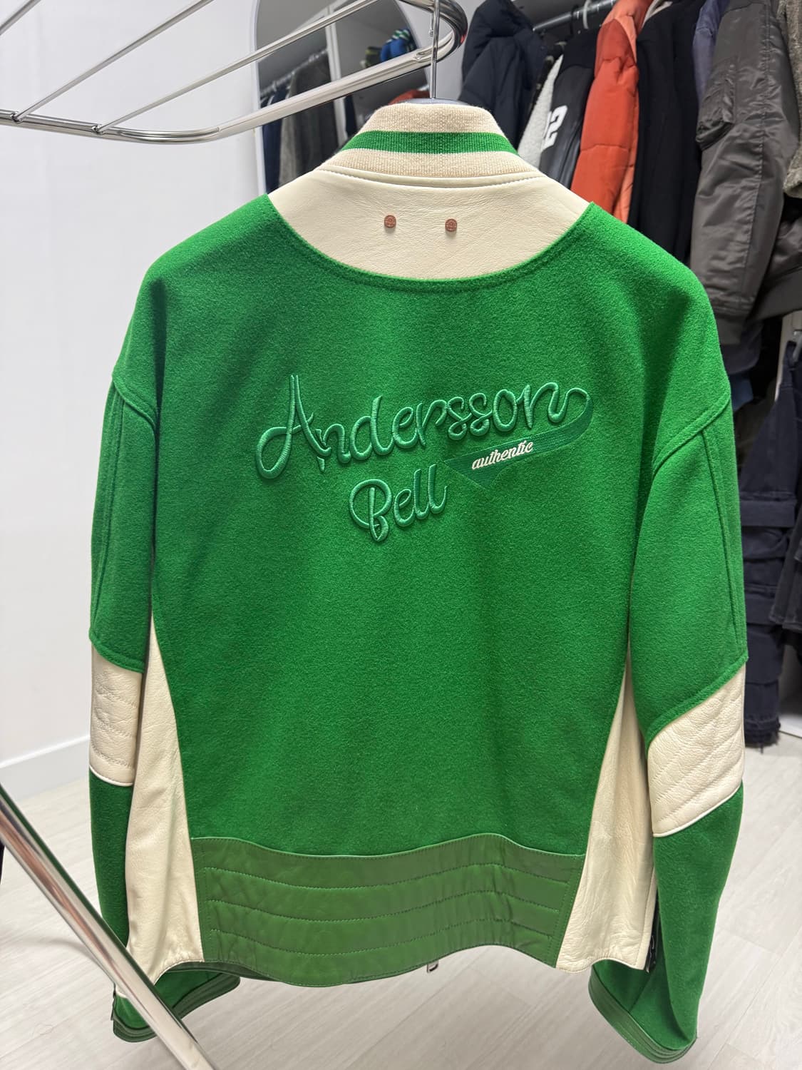 앤더슨벨 레더 모터사이클 패디드 자켓 XL 상품이미지2