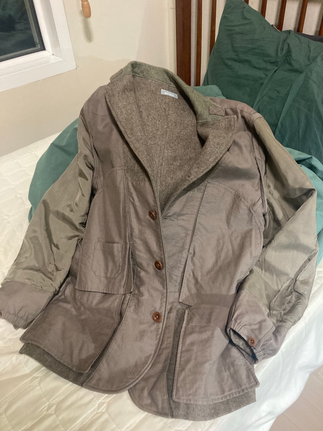 Kolor 믹스 블레이저 자켓 상품이미지1