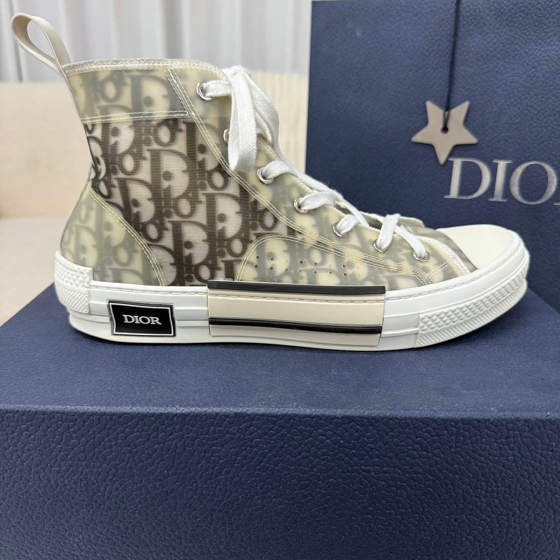 (당일출고) 디올 오블리크 하이탑 스니커즈 상품이미지3