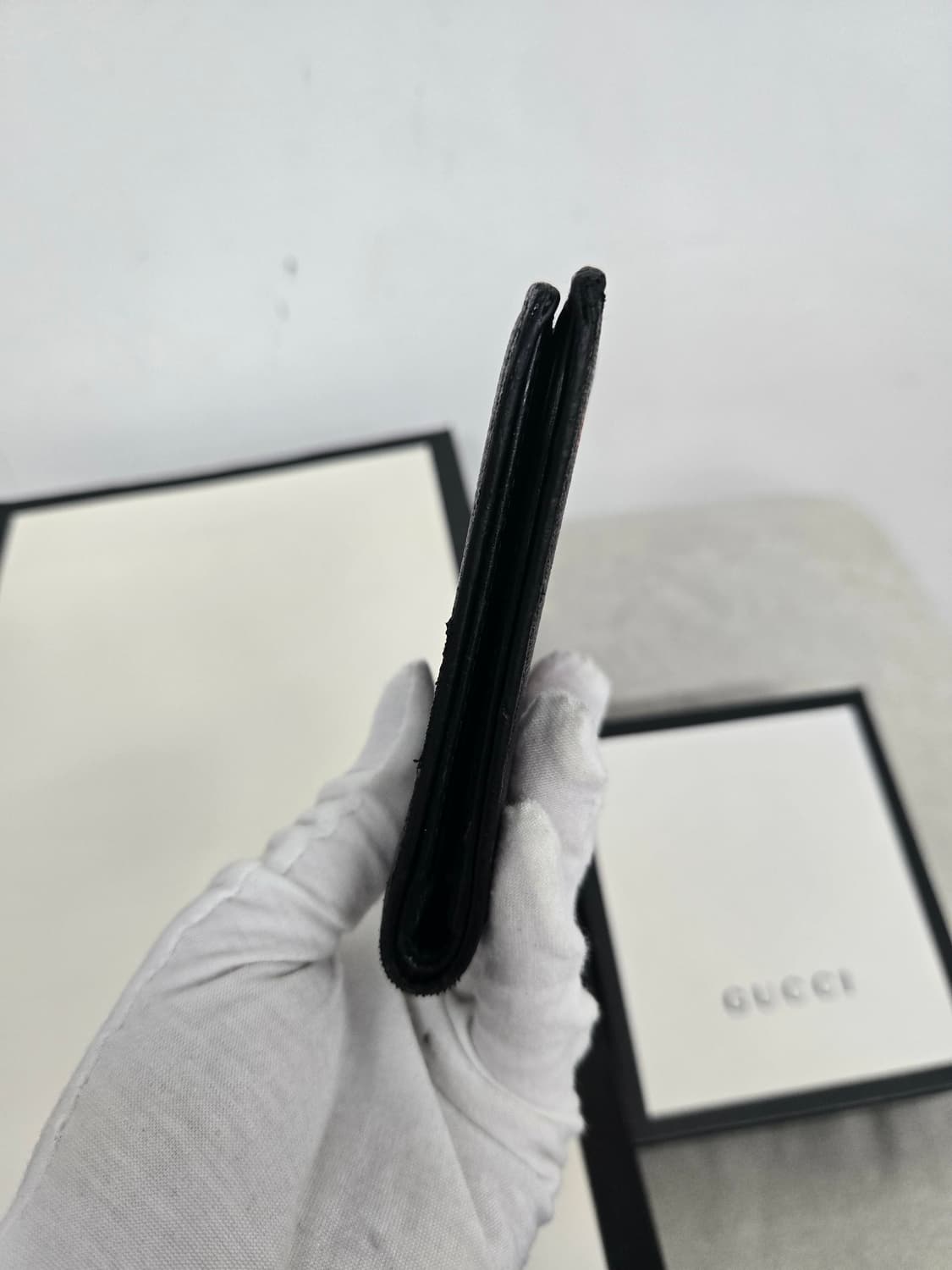 [보증서 정품]구찌 레드 울프 반지갑 상품이미지3