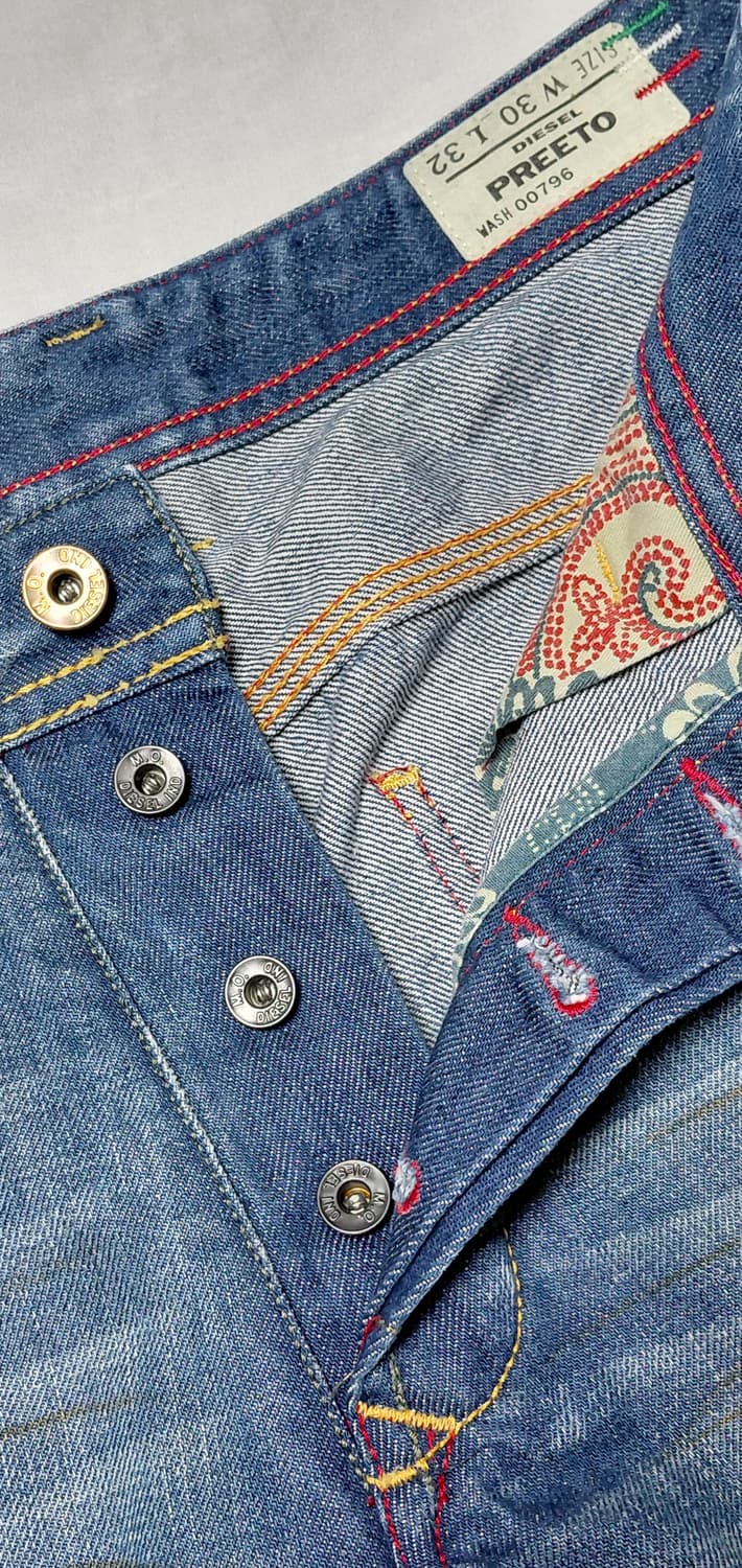 [30] 디젤(Diesel) PREETO 00796 지퍼 디테일 데님 상품이미지6