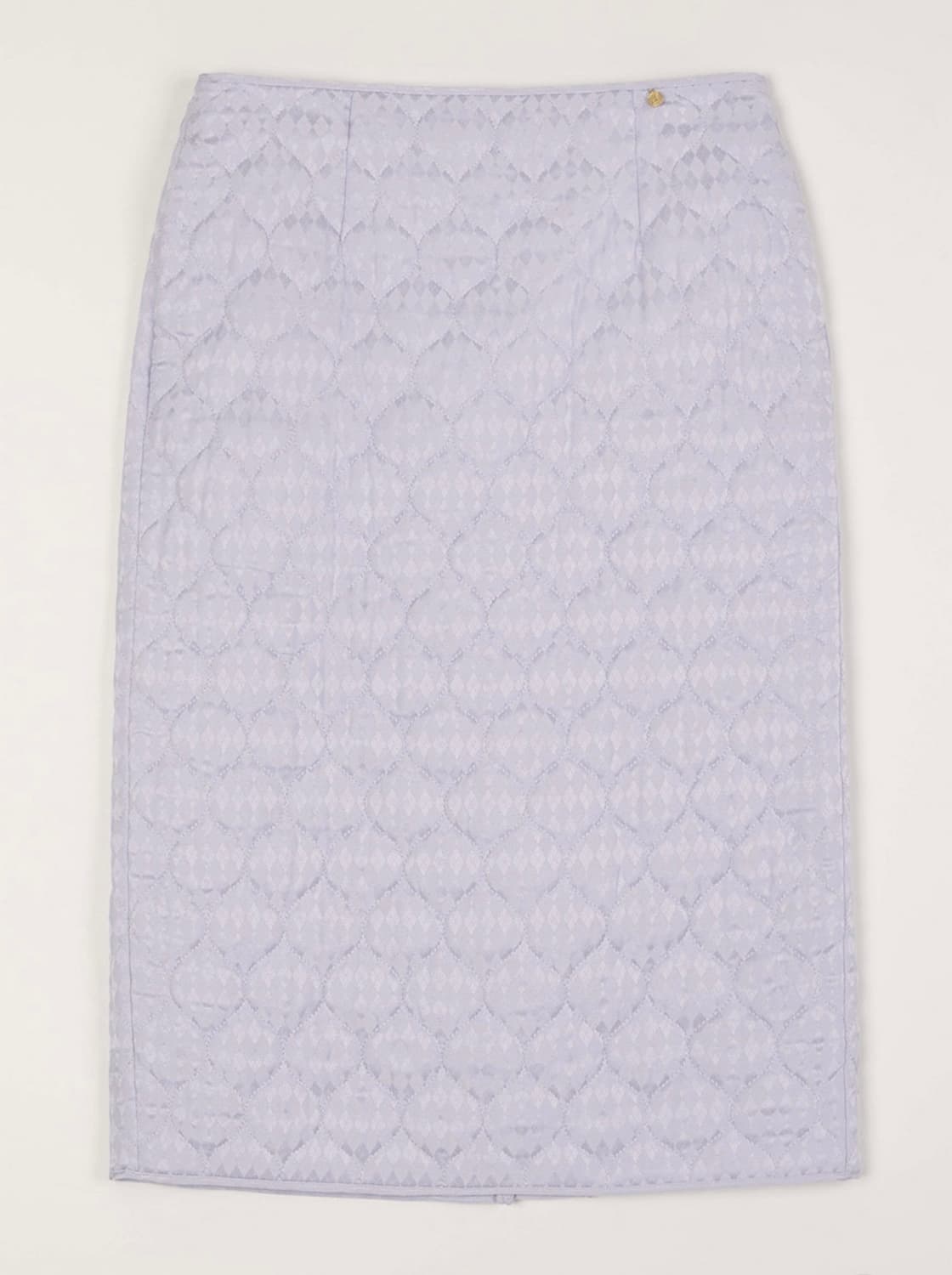 택O) [s] 오버듀플레어 자카드 퀄팅 뷔스티에, 스커트 셋업 라벤더 상품이미지5