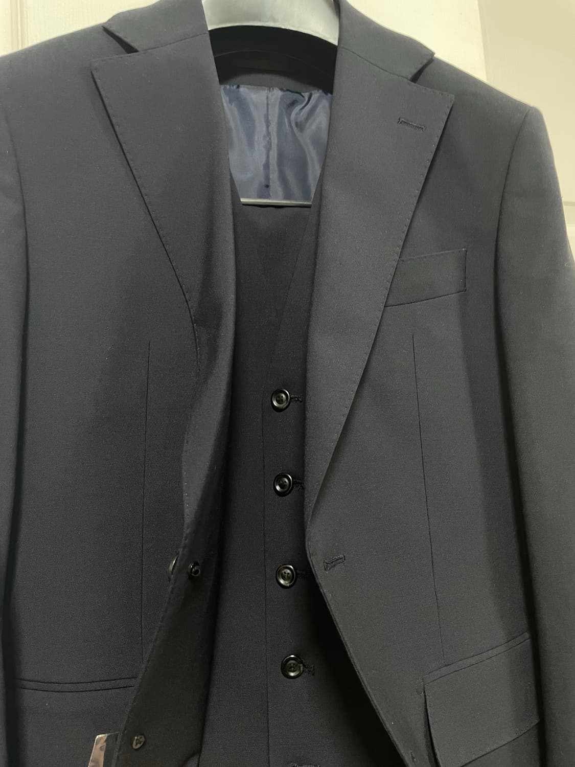 24ss킨록 프리미엄라인 다크네이비 쓰리피스 새상품 상품이미지3