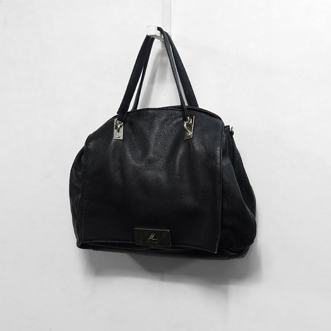 VINTAGE LEATHER 빈티지 카우레더 빅 쇼퍼 숄더백 상품이미지4