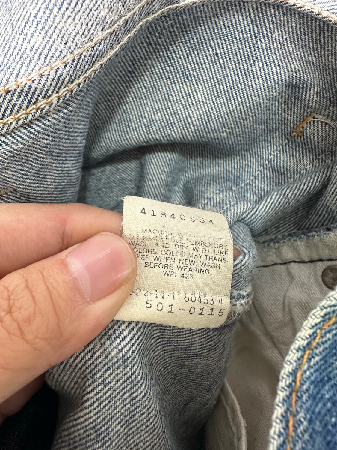 levi's 리바이스 90s 미국제 501 데님 팬츠 33 상품이미지8