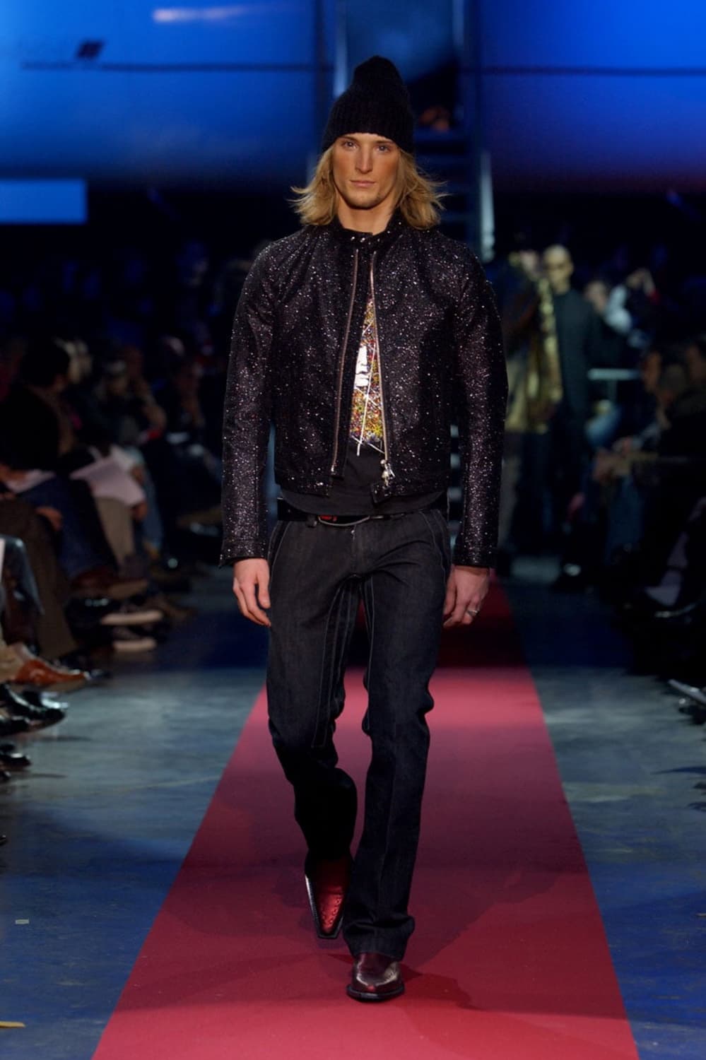 DSQUARED2 디스퀘어드 09/FW 레더-패치 업 트라우저 상품이미지1