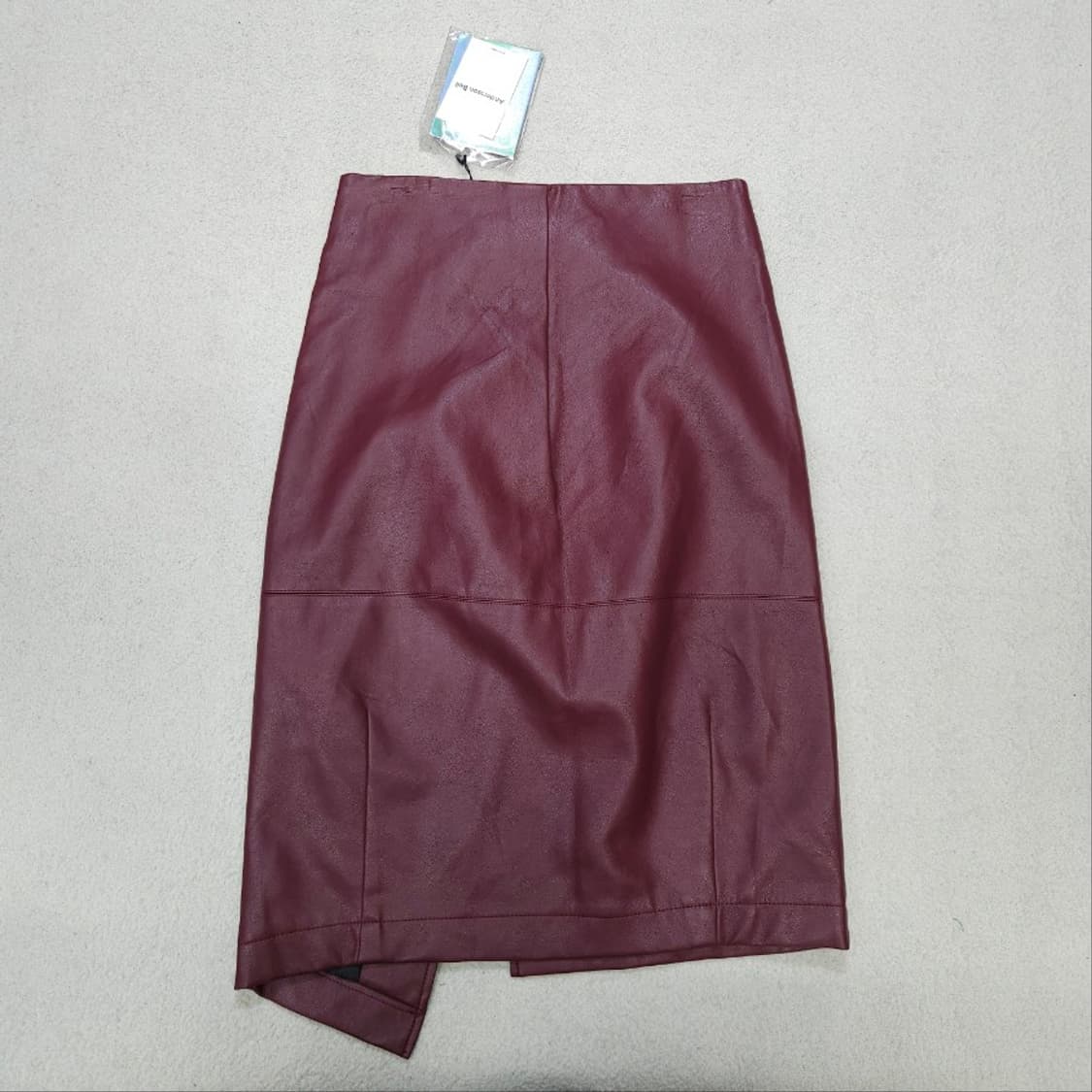 앤더슨벨 레더 스커트 S 버건디 상품이미지2