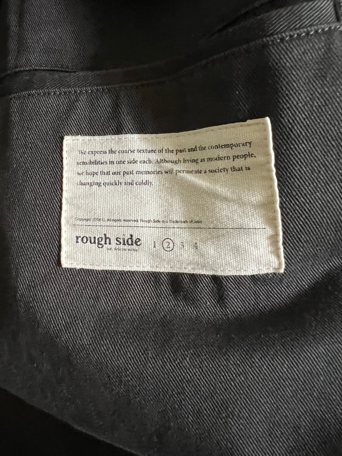 러프사이드 슬롭재킷(차콜 2사이즈)팝니다 상품이미지4