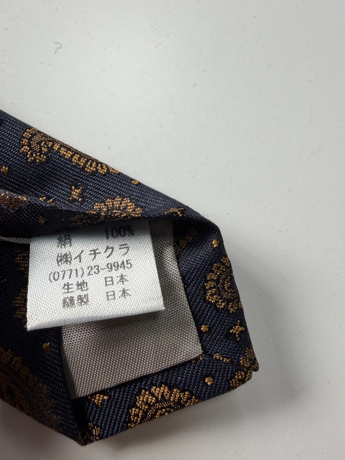 페이즐리 실크 넥타이 8.3cm 상품이미지6