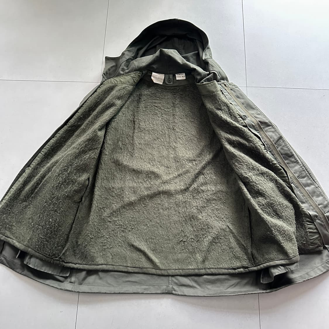70s 프랑스군 프렌치아미 M-64 파카 내피 포함 상품이미지5