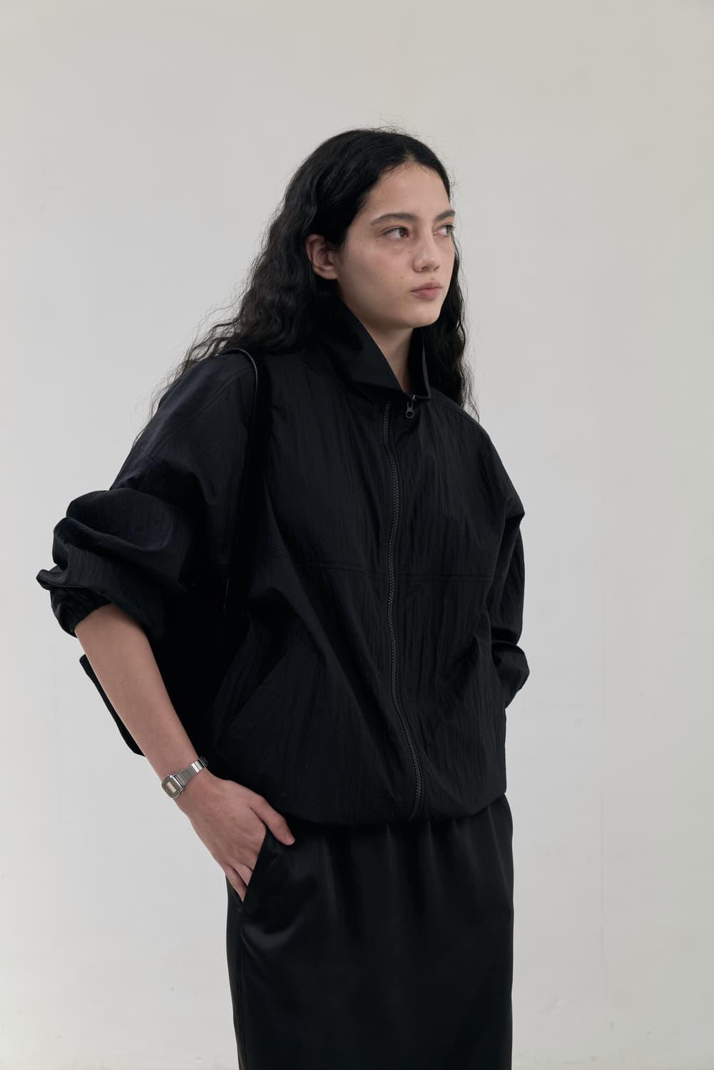 GBH 에어 라이트 윈드러너 바람막이 블랙 상품이미지2