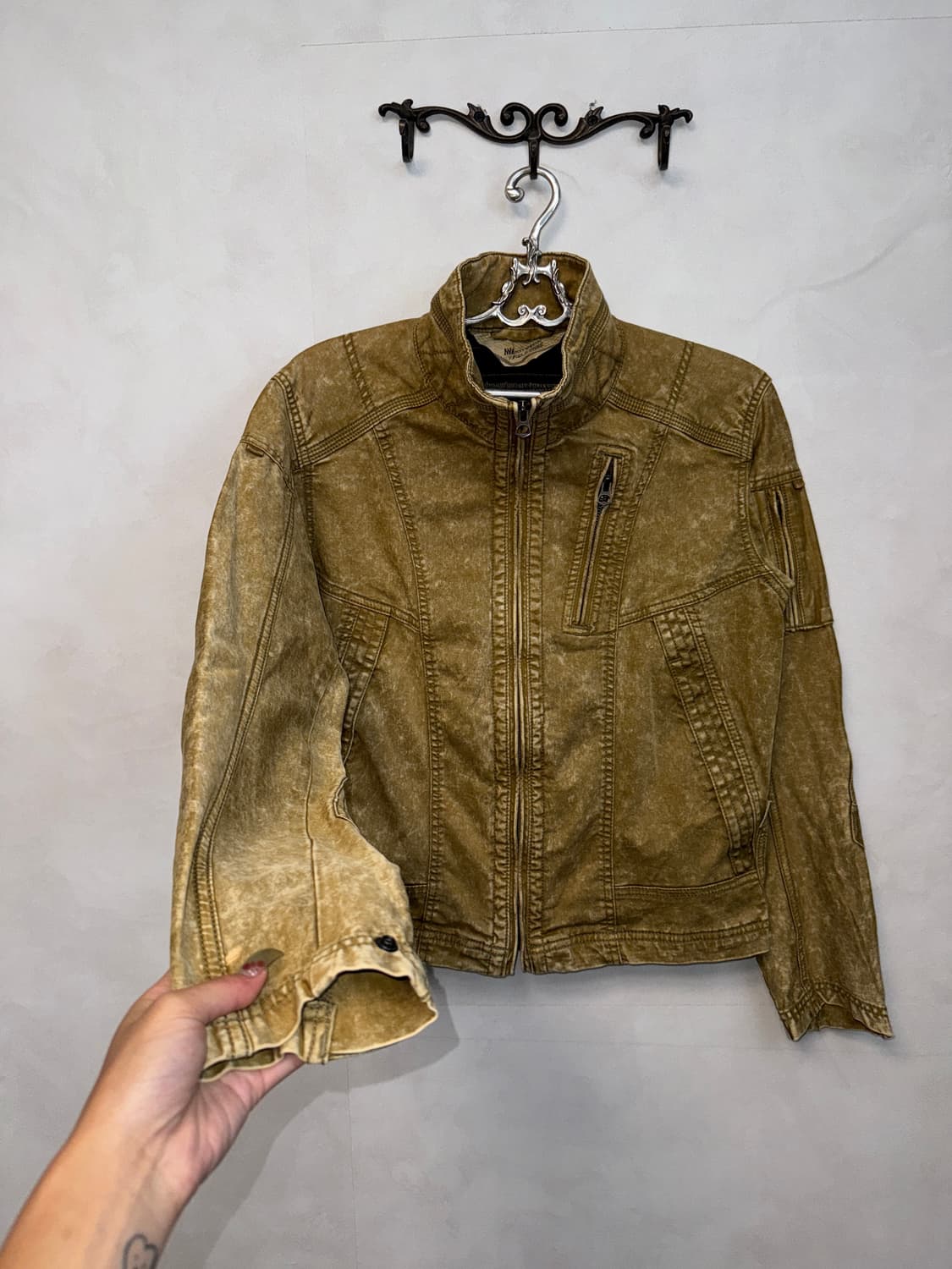 Next workerz X Field core beige biker jk 상품이미지2