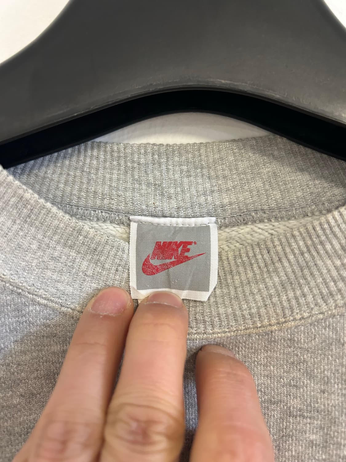 90s 나이키 지오메트릭 just do it 로고 스웻셔츠 상품이미지2