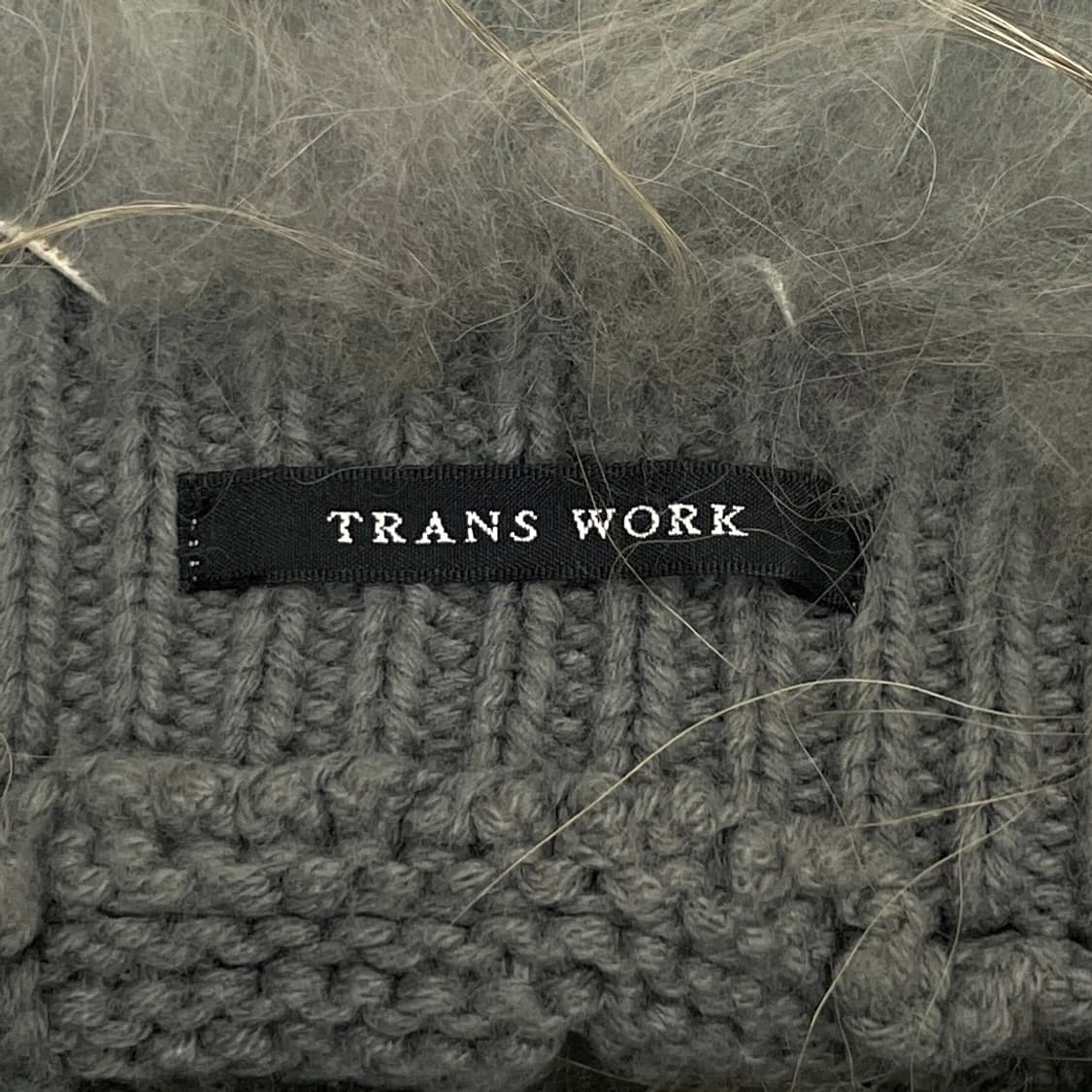 TRANS WORK 그레이 퍼 케이프 상품이미지7