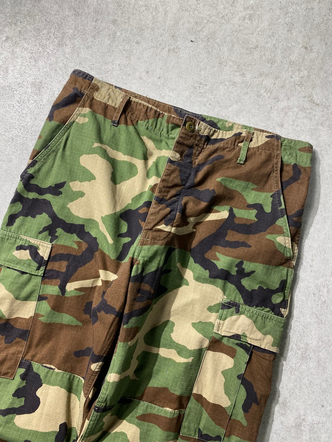 [L] U.S.ARMY 미군 우드랜드 BDU 립스탑 카고팬츠 상품이미지2