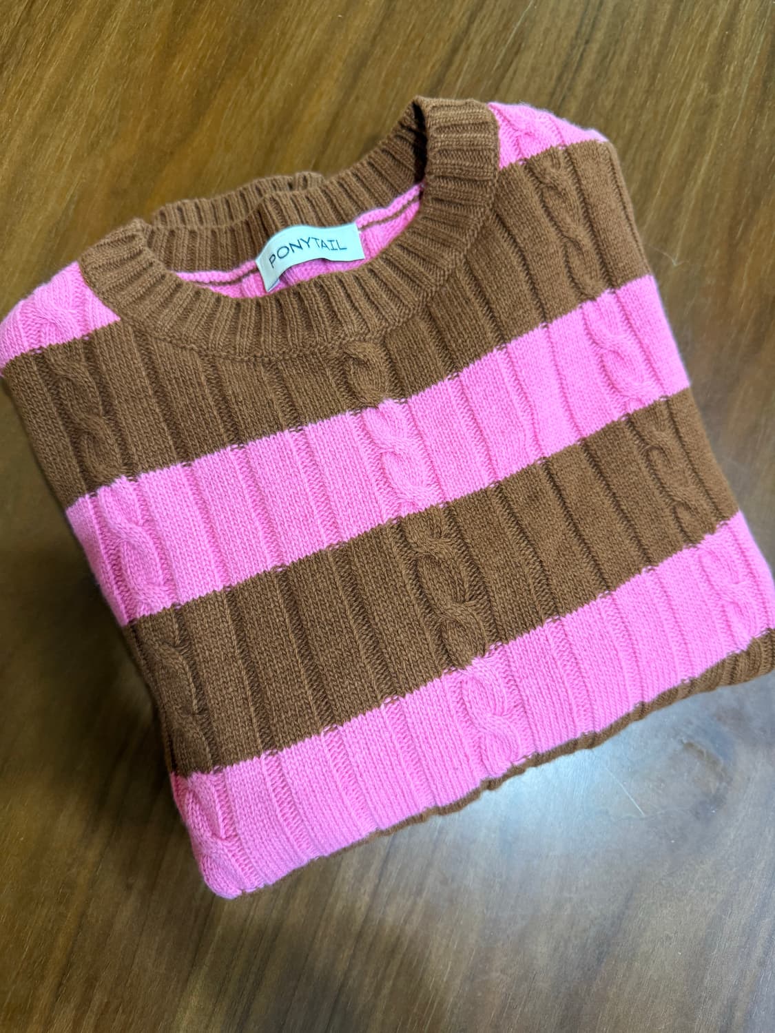 포니테일 니트 상품이미지2