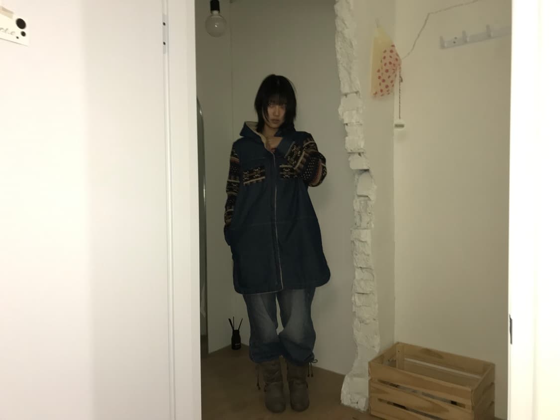 Ethnic hood zip-up 상품이미지2