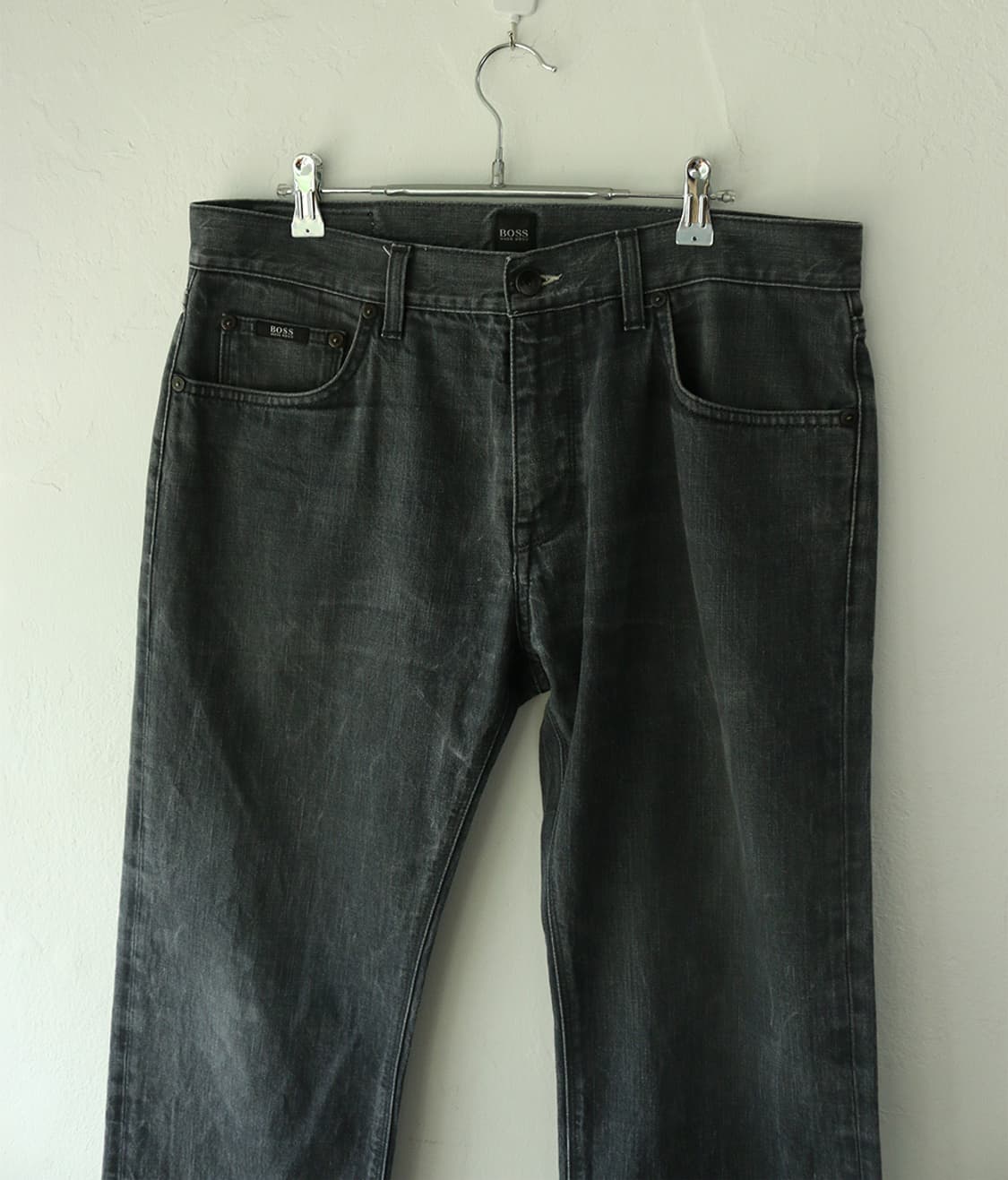 휴고 보스 흑청 스트레이트 팬츠 상품이미지4