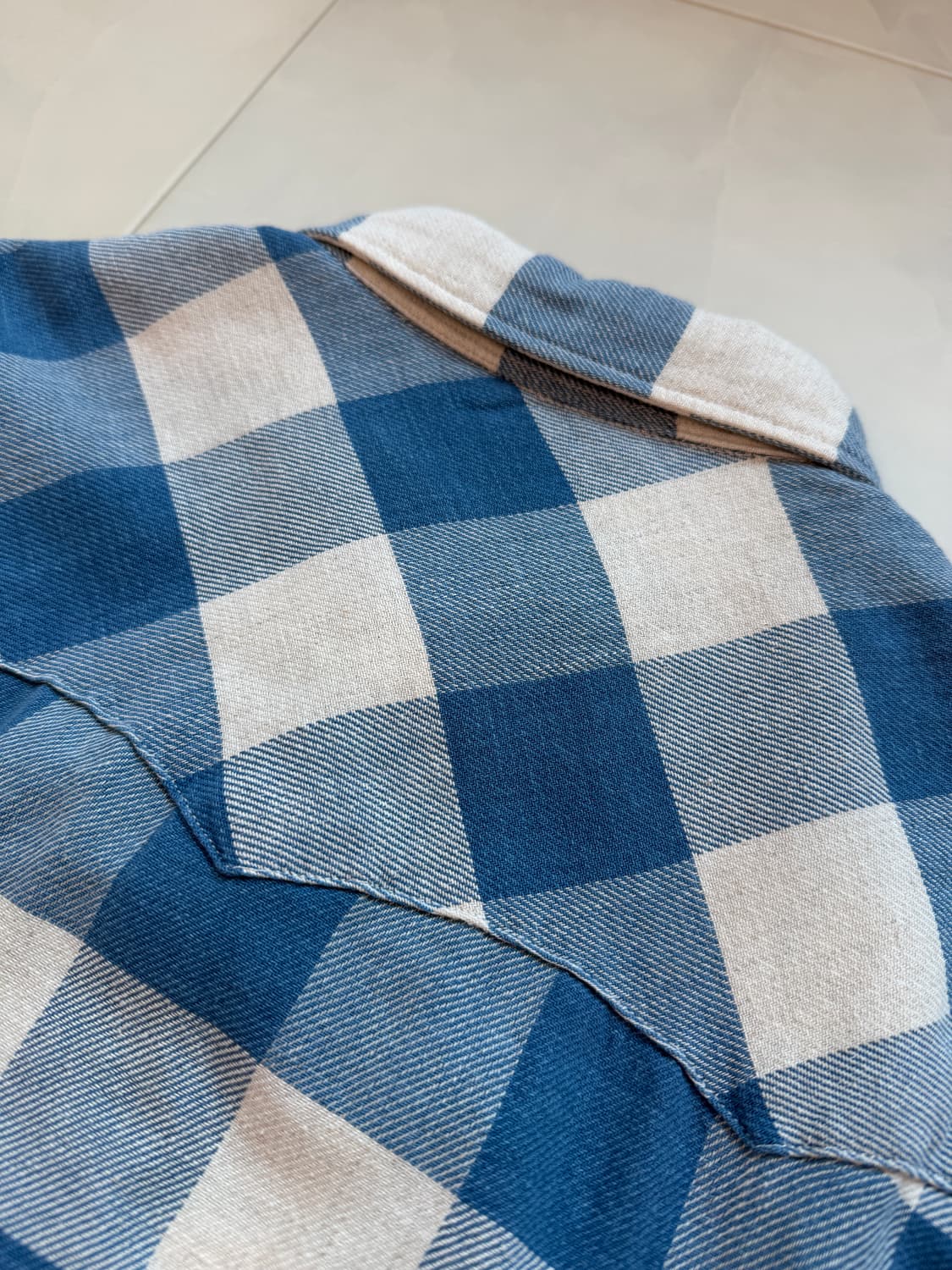 RRL 플레드 콘초 버팔로 웨스턴 셔츠 L(105) 상품이미지6