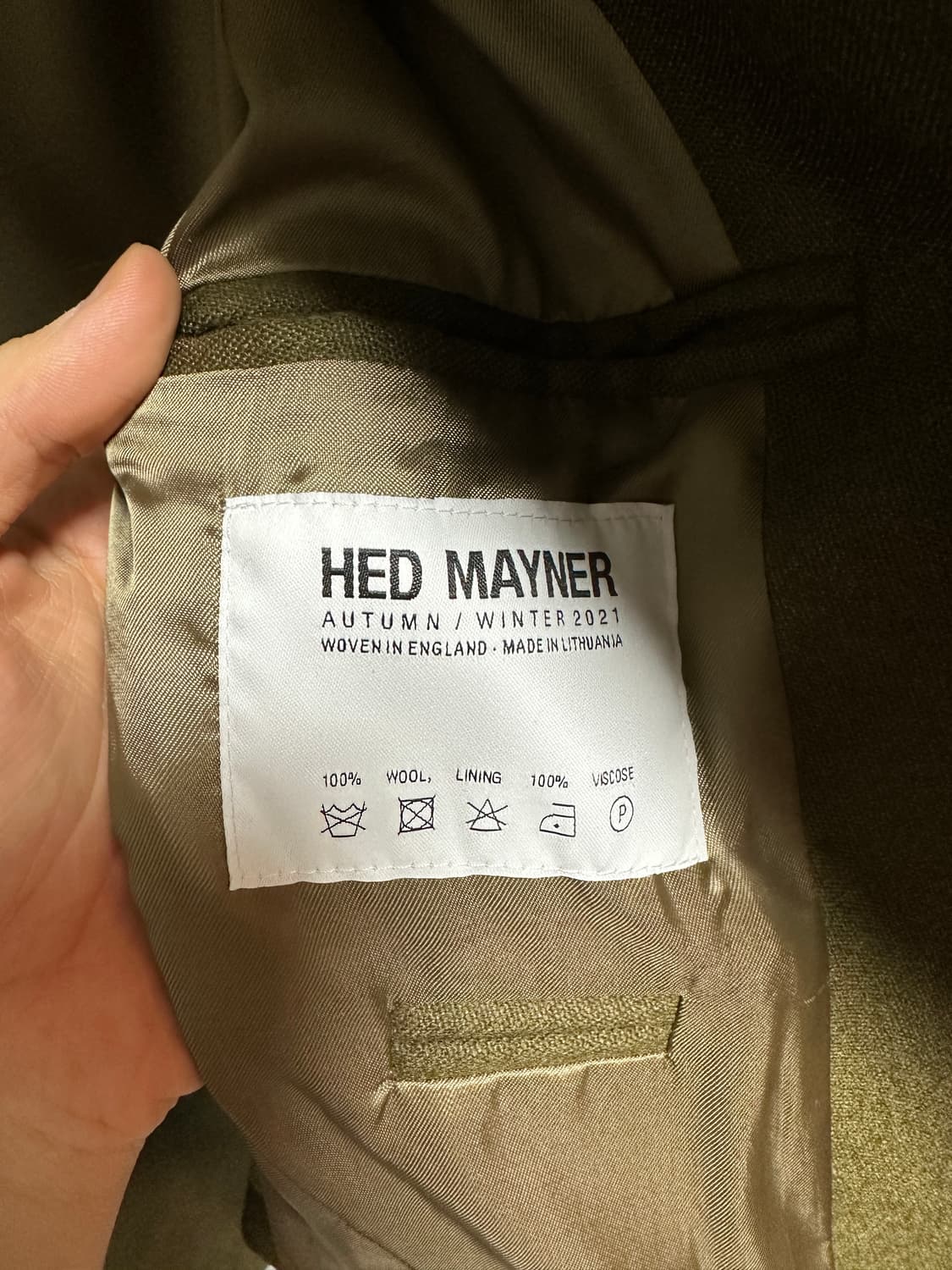 HED MAYNER 21FW 싱글 블레이저 상품이미지4