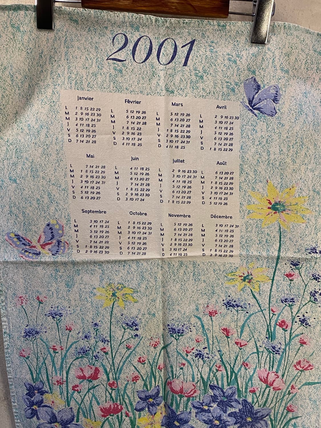 ☕️유럽 티타월 캘린더패브릭 상품이미지2